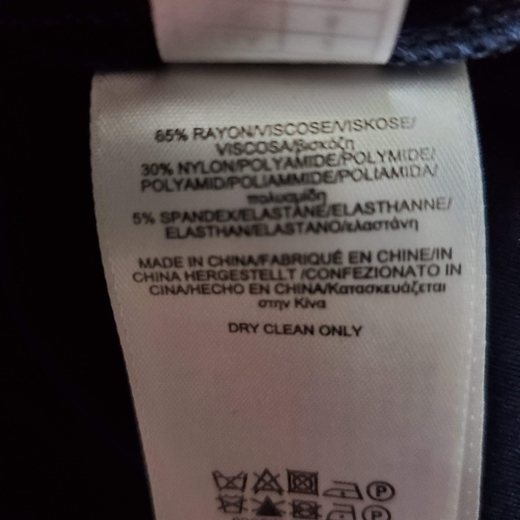 Brooks Brothers Fit & Flare Navy Blue Dress Size 2 - Picture 8 of 9